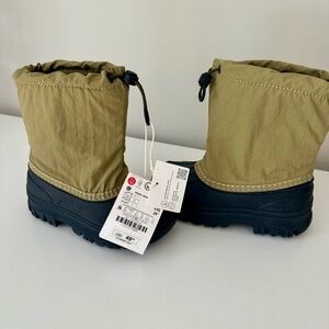 New Zara Kids Rain Winter Boots 9.5